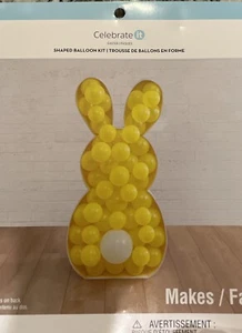 Easter Bunny Shaped Balloon Kit, Yellow Bunny • Celebrate It! - Picture 1 of 5