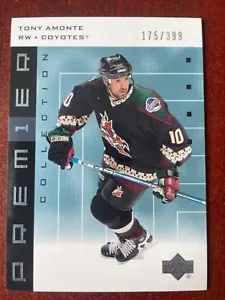 02-03 CUBIERTA SUPERIOR PREMIER - TONY AMONTE /399 #42 PHOENIX COYOTES - Imagen 1 de 1