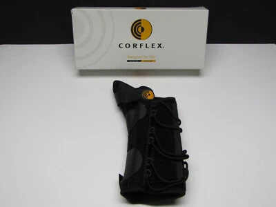 Corflex 8" Suede Wrist Lacer Splint Brace Support w ABD Thumb Right, Universal - Image 1 of 4