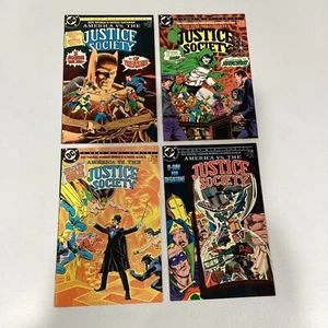 Justice Society America vs The # 1-4 Complete set 1 2 3 4 Dc Comics 1985 (JS02) - Picture 1 of 21