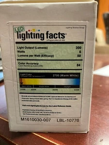 LIGHTING SCIENCE LED DFN 16 W27 NFL 120 GU10 LAMP 25,000HRS 2700K - Picture 1 of 4
