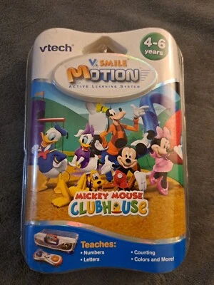 NEW Vtech V-Smile VMotion Active Learning System Disney Mickey Mouse Clubhouse - Image 1 of 2