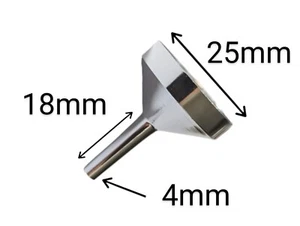 Small Silver Metal Funnel ~ 2.4 cm diameter ~ for Atomizer & Small Bottles - Picture 1 of 6