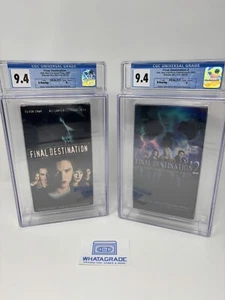 Final Destination & Final Destination 2 (VHS, 2001) ๐ CGC 9.4 A+ Double Set ๐ - Picture 1 of 7