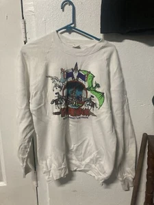 Vtg 90s Excalibur Las Vegas Casino Dragon Crewneck Sweatshirt Men L Rare - Picture 1 of 5