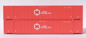 JTC N 535003 Hub Group 53' High-Cube Container mit Magnetsystem Doppelpack Neu! - Bild 1 von 3