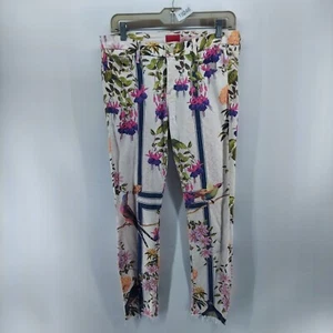 Madre Jeans Mujer Talla 29 Blanco Floral Deshilachado Dobladillo The Looker Lavado Tiro Medio Defectos - Imagen 1 de 12