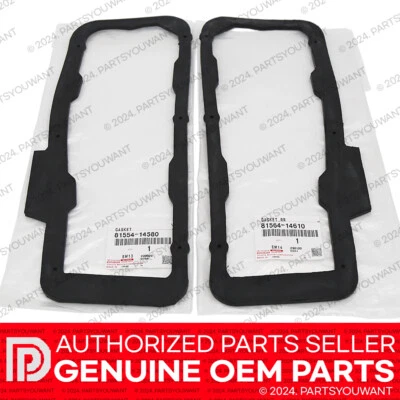 GENUÍNO Toyota 1986-1993 Supra JZA70 MK3 OEM Junta da Lâmpada Traseira [CONJUNTO LH+RH] - Imagem 1 de 3