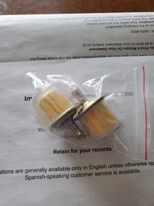 TWO Fits 1/4 Inch Gas Inline Fuel Filters for Small Engines Motor Bike Universal - Bild 1 von 2