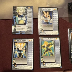 Vegeta Limited 1-3 + HT Cell Saga DBZ CCG Set di carte personalità Dragon Ball Z - Foto 1 di 10