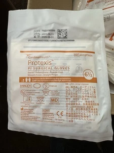 CardinalHealth 2D72PT65X Protexis PI Surgical Gloves Size 6 1/2  50 Pr  08-31-26 - Picture 1 of 3