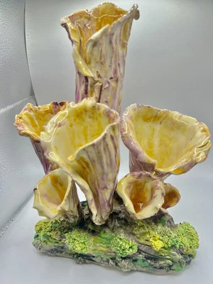 Rara escultura de cerámica artística de setas firmada por Maria Maravigna años 60 ¡BONITA! Foto 1 de 4