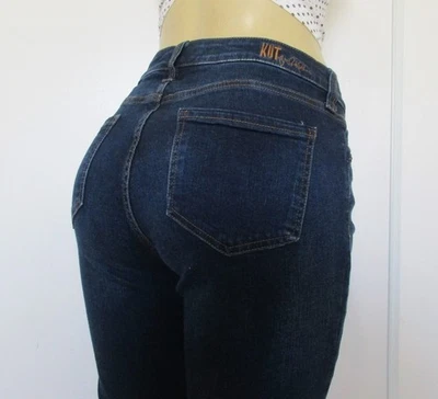 KUT from the Kloth Womens Size 10 Jeans Carlo Dark Blue Ankle Skinny Denim - Image 1 of 4