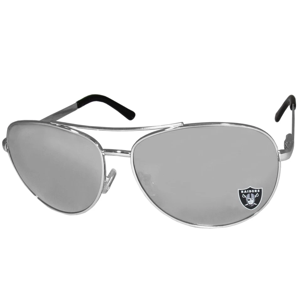 Oakland Raiders Aviator Sunglasses Foto 1 de 1