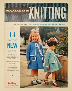 Modern Knitting Magazine - Jan/Februar 1961 - Maschinenstricken - zierliche Unterwäsche - Bild 1 von 2