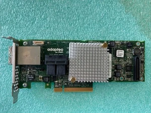 Adaptec ASR-8885 16-Port 12Gb/s SAS/SATA PCie 3 x8 RAID controller card Low Pro - Picture 1 of 2