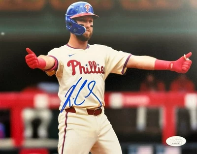 Kody Clemens Phillies Firmado 8x10 JSA Foto 1 de 3