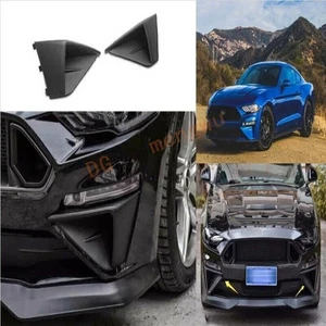 Cubierta de luz antiniebla delantera negra mate para Ford Mustang 2018-2021 Roush 2 piezas - Imagen 1 de 11