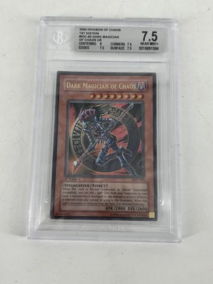 YuGiOh Invasion of Chaos Dark Magician of Chaos 1st Ed #IOC-065 BGS 7.5 - Image 1 of 2