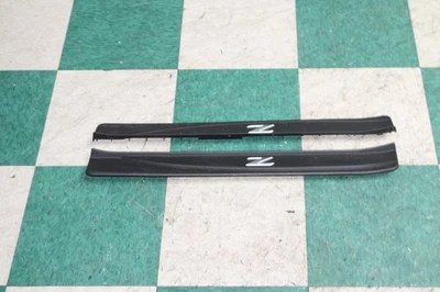 09-20 370Z 3.7L Black Pair 2x Left Right Door Sill Scuff Panels Unit Factory OEM - Изображение 1 из 4
