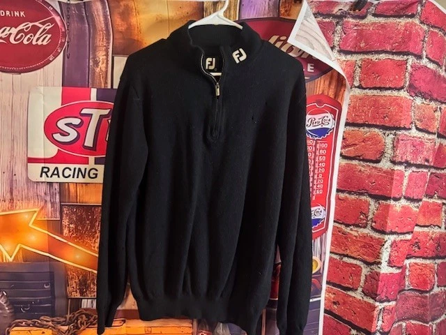 Pullover polar FootJoy para hombre 1/4 cremallera talla grande Foto 1 de 4