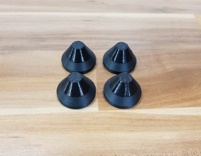 4 x universelle Füsse / Dämpfer /Puffer  / Spikes für Lautsprecher - Bild 1 von 3