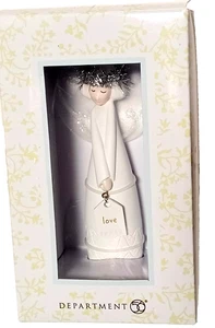 DEPARTMENT 56 WHISPERS 'Love" Angel Figurine New - Picture 1 of 5