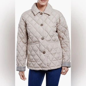Lucky Brand Button Front Diamond Quilt Chore Jacket Size XL - Picture 1 of 14
