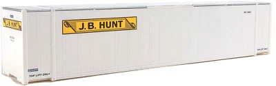 Walthers HO Scale ~ New 2025 ~ JB Hunt ~ 48' Smooth Side Container ~ 949-8455 - Image 1 of 4