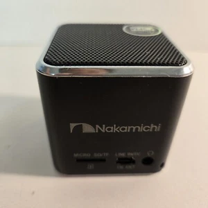 Altavoz cubo portátil Nakamichi Mini MP3 negro USB MicroSD FM radio solo piezas - Imagen 1 de 4