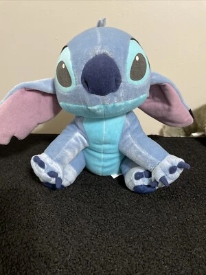 Peluche Applause Disney Stitch 11” azul sentado #63015 orejas posables con cable Foto 1 de 4