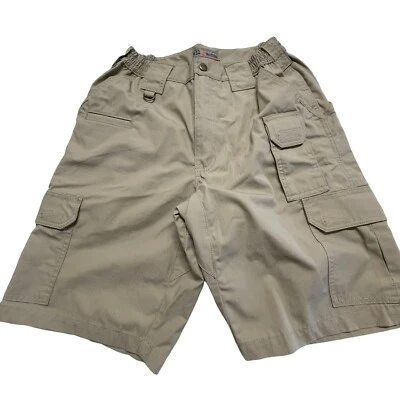Тактические мужские шорты 5,11 размер 30 хаки с несколькими карманами рипстоп туристические принадлежности бежевые - Изображение 1 из 4