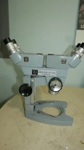 American Optical Cycloptic Dual Head Teaching Stereoscope Microscope * - Picture 1 of 8
