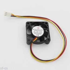 50pcs Brushless DC Cooling Fan 40x40x10mm 40mm 4010 7 blades 12V 3pin Connector - Picture 1 of 4