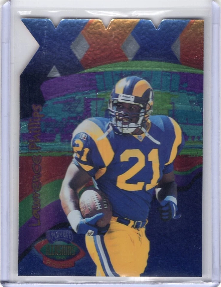 LAWRENCE PHILLIPS 1996 Playoff Illusions XXXI ROOKIE CARD #109 - RAMS - Image 1 of 1