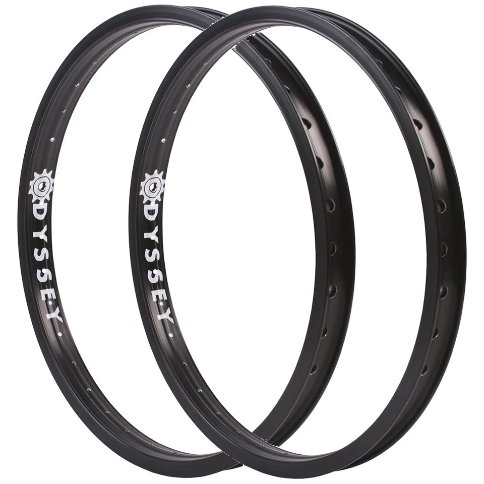 PAR DE AROS DE BICICLETA ODYSSEY BMX QUADRANT 20" PRETO - Imagem 1 de 1