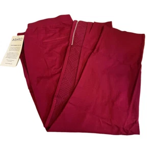 New Ashro Burgundy Merlot Wine Casual Trouser Slacks Pants Size 2x - Picture 1 of 4