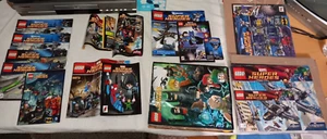 Lego Marvel and DC Building Sets Manuals and Comics Only (9 sets total) - Picture 1 of 9
