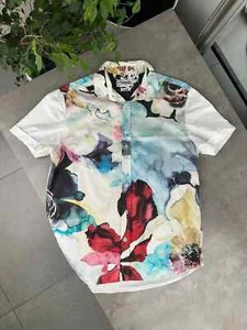 Desigual Shirt Short Sleeve Mens Size L - Picture 1 of 12