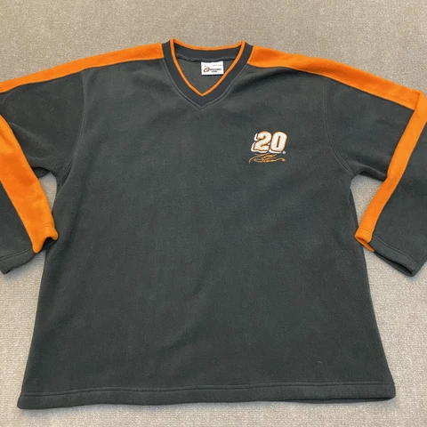 Vintage NASCAR Tony Stewart Sweater Adult Extra Large Competitors View Fleece Cover