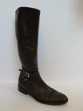 GEOX RESPIRA Women's Brown Knee High Leather Boots Sz 38