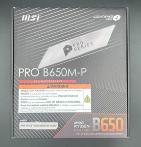 Scheda madre MSI Pro B650M-P AM5 mATX, Ryzen 9000/7000 - Foto 1 di 9