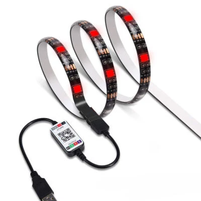Bluetooth USB LED Strip Light music sync 5050 RGB Color Changing TV Back lamp 5V - Image 1 of 4