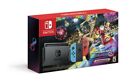 Nintendo Switch With Blue And Red Joy-Con Controllers And Mario Kart 8 Bundle -