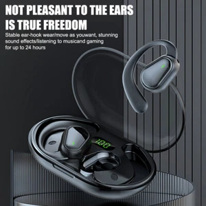 TWS Bluetooth 5.3 Écouteurs Écouteurs Sans Fil Écouteurs Stéréo Crochet d'Oreille Casque - Photo 1 sur 14