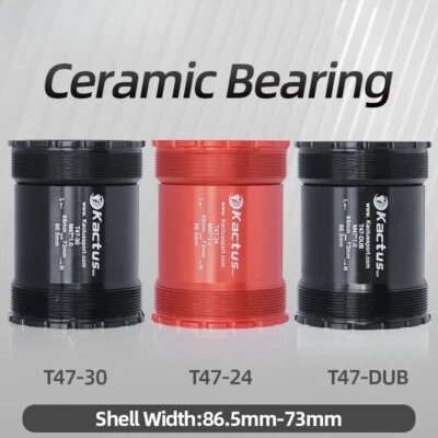Bicycle Bottom Bracket Ceramic Bearing Thread Road Cranksets Central Movement - Image 1 of 4