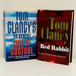 Libro de bolsillo Red Rabbit de Tom Clancy (tapa dura, 2002) y Line of Control - Imagen 1 de 14