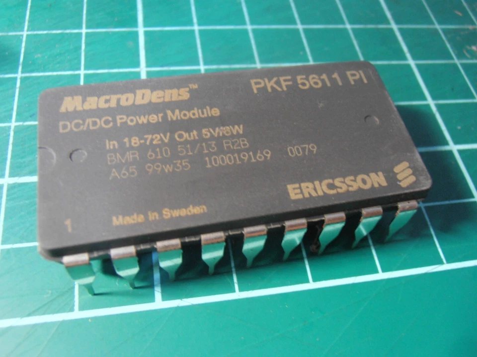 1x  PKF5611PI   DC/DC Converter , Power Module  Out: 5V 1.2A  dip18  Ericsson - Image 1 of 1