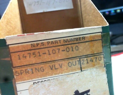 HONDA CB100 CB500 CB550 CB550F OUTER VALVE SPRING 14751-107-010 - Image 1 of 3