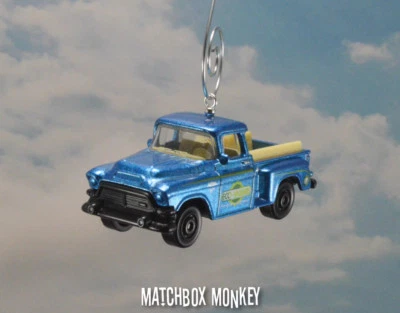 1957 GMC Stepside Pickup Truck Farm Work Christmas Ornament 1/64 Adorno - Image 1 of 4